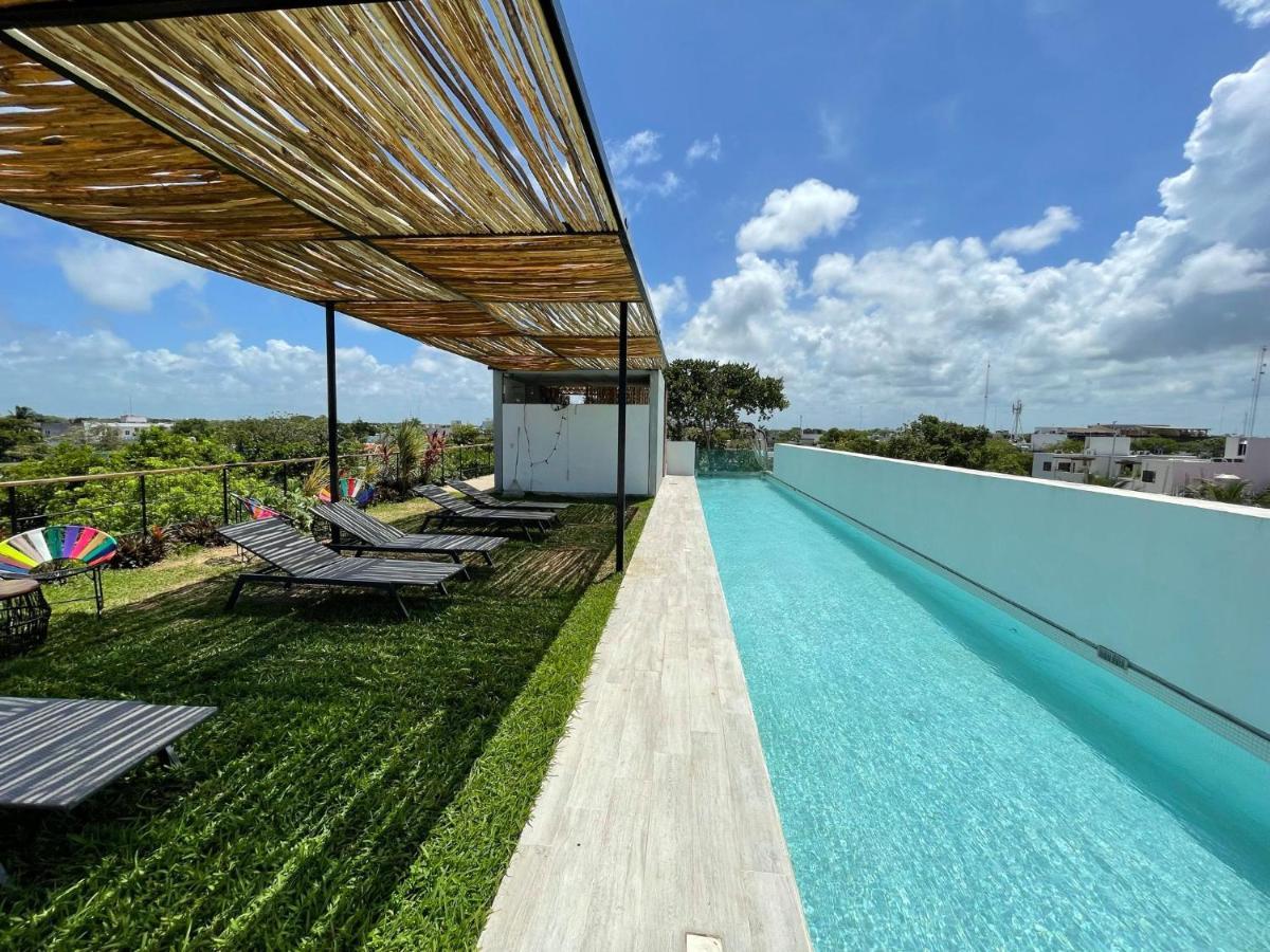 Katalox Jungle Lofts By Simply Comfort Tulum Centre Rooftop Patio & Pool Apartment Luaran gambar