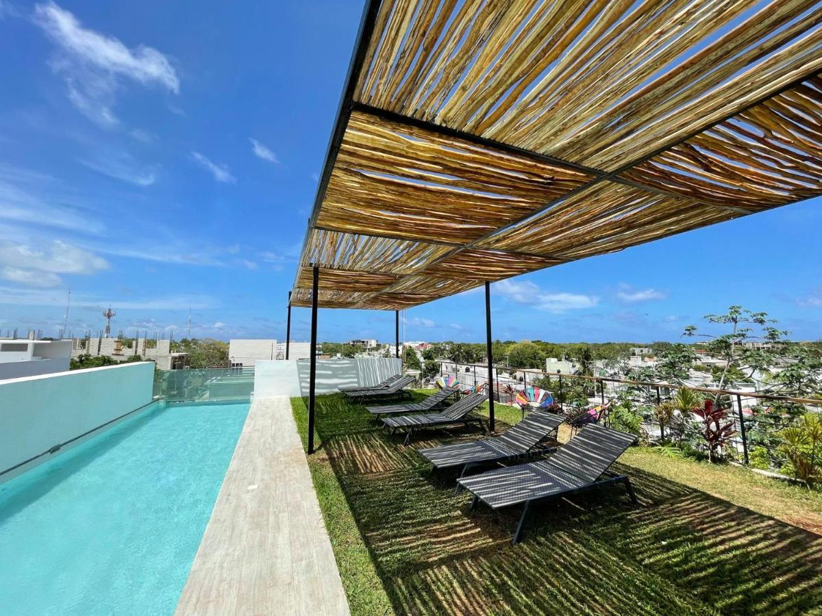 Katalox Jungle Lofts By Simply Comfort Tulum Centre Rooftop Patio & Pool Apartment Luaran gambar
