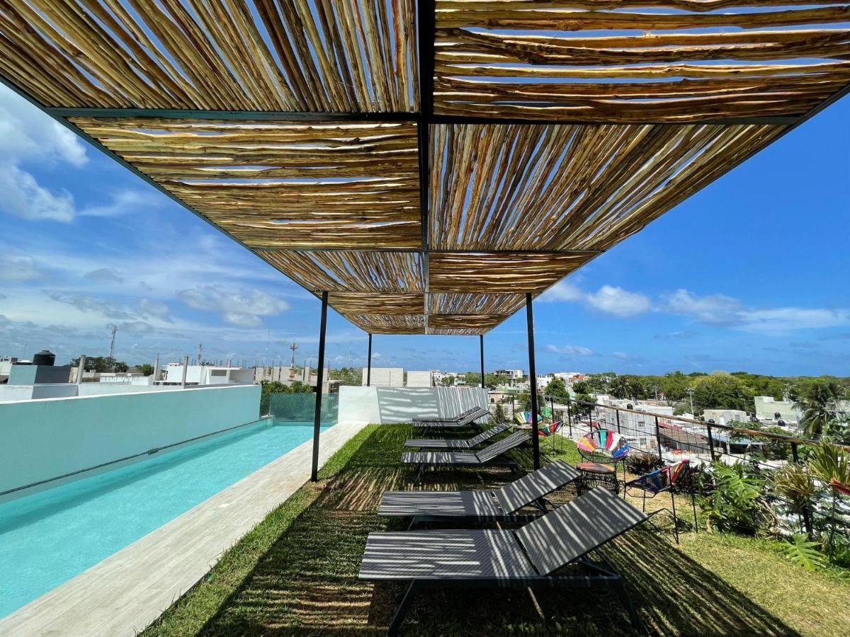 Katalox Jungle Lofts By Simply Comfort Tulum Centre Rooftop Patio & Pool Apartment Luaran gambar